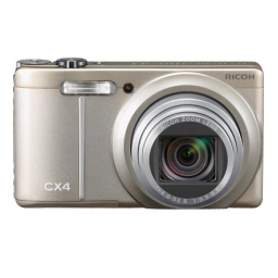 Ricoh CX4 Mode d'emploi | Fixfr