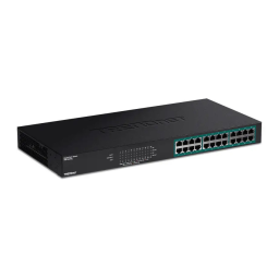 Trendnet TPE-TG240g 24-Port Gigabit PoE+ Switch Fiche technique | Fixfr