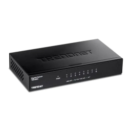 Trendnet TEG-S51 5-Port Gigabit Desktop Switch Fiche technique | Fixfr