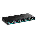 Trendnet TPE-TG161H 16-Port Gigabit PoE+ Switch Fiche technique