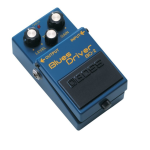 Boss BD-2 Blues Driver Manuel utilisateur