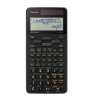 Manuel de l'utilisateur Sharp EL-W506T - Calculatrice scientifique