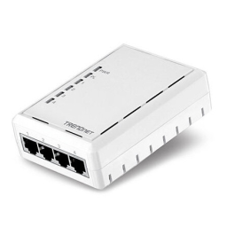 Trendnet RB-TPL-4052E 4-Port Powerline 500 AV Adapter Manuel utilisateur | Fixfr