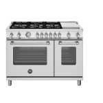 Bertazzoni MAS486GGASXV 48 inch All Gas Range, 6 Burner and Griddle Manuel du propri&eacute;taire