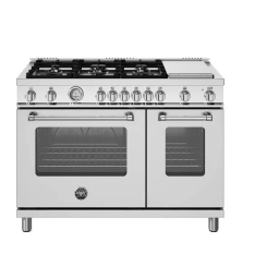 Bertazzoni MAS486GGASXV 48 inch All Gas Range, 6 Burner and Griddle Manuel du propriétaire | Fixfr