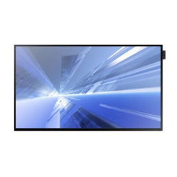 Samsung DB32D SMART Signage DB32D LED Manuel utilisateur | Fixfr