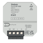 THEBEN TU 4 S RF KNX Fiche technique