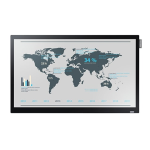 Samsung DB22D-T 21.5&quot; Smart Signage A Small-sized Signage that offers high reliable operation with an embedded, intuitive content manage solution  Manuel utilisateur