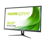 Hannspree HS322UPB Desktop Monitor Manuel utilisateur