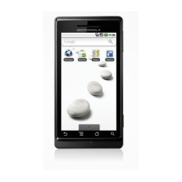 Motorola Milestone Smartphone : Manuel d'utilisateur + AI Chat | Fixfr