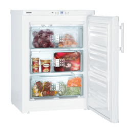 Liebherr GNP 1066 Premium Congélateur table-top NoFrost Operating instrustions | Fixfr
