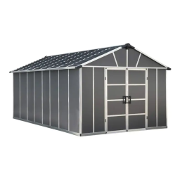 CANOPIA 11×17.2 Yukon Garage Shed Kit Mode d'emploi | Fixfr
