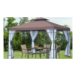 Outsunny 01-0153 10'x10' Outdoor Gazebo Mode d'emploi