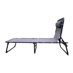 Outsunny 84B-206VT Foldable Beach Chaise Lounge Mode d'emploi