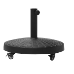 Outsunny 84D-228V00BK 42lbs Resin Patio Umbrella Base Mode d'emploi