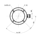 Baumer DLM40-BU Force sensor Fiche technique