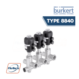 Burkert 8840 Modular process valve cluster Manuel utilisateur | Fixfr