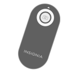 Insignia NS-WSCN Wireless Remote Shutter Control for Nikon Guide d'installation rapide