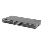 Digitus DN-80112-1 16-Port Gigabit Switch Guide de d&eacute;marrage rapide