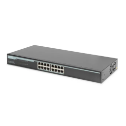 Digitus DN-80112-1 16-Port Gigabit Switch Guide de démarrage rapide | Fixfr
