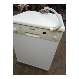 Bauknecht GSF 5000 EX WS Dishwasher Manuel utilisateur | Fixfr