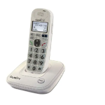 Clarity D704HS 40dB Expandable Handset for Clarity&reg; D700 Series Phones Manuel utilisateur