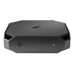 HP Z2 Mini G5 Workstation Manuel utilisateur | Fixfr