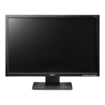 Acer V223W Monitor Manuel utilisateur