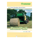 Krone Round Pack 1250 (MultiCut), Round Pack 1550 (MultiCut) Mode d'emploi
