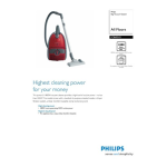 Philips FC8602/01 Expression Aspirateur avec sac Manuel utilisateur