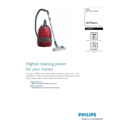 Philips FC8602/01 Expression Aspirateur avec sac Manuel utilisateur | Fixfr