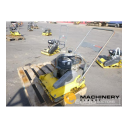 Wacker Neuson WP2050W Single direction Vibratory Plate Manuel utilisateur | Fixfr