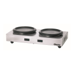 Bartscher A190102 Pot heater for 2 pots Mode d'emploi