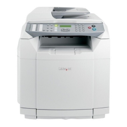 Lexmark X502N Manuel utilisateur | Fixfr