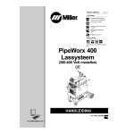 Miller PIPEWORX 400 SYSTEM W/COOLER (230/460, 575 VOLT) Manuel utilisateur