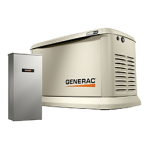 Generac 22 kW 007042R0 Standby Generator Manuel utilisateur