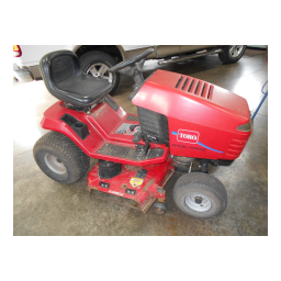Toro 17-44HXLE Lawn Tractor Riding Product Manuel utilisateur | Fixfr