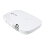 Acer K650i Projector Manuel utilisateur