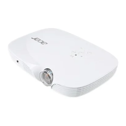 Acer K650i Projector Manuel utilisateur | Fixfr