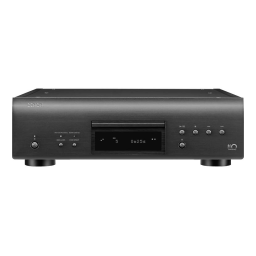 Denon DCD-A110 Manuel du propriétaire | Fixfr