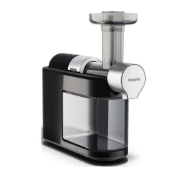Philips HR1896/70 Avance Collection Extracteur de jus Manuel utilisateur | Fixfr