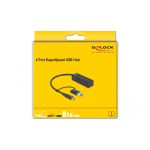 DeLOCK 63828 4 Port USB 3.2 Gen 1 Hub Fiche technique