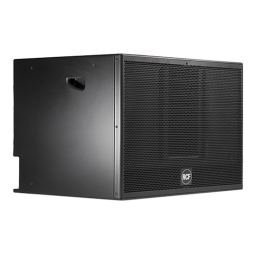 RCF S 4022 BANDPASS SUBWOOFER spécification | Fixfr