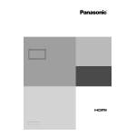 Panasonic HCV550EG Operating instrustions