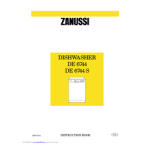 Zanussi DE6744 Manuel utilisateur