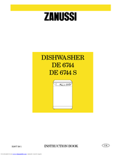 Zanussi DE6744 Manuel utilisateur | Fixfr