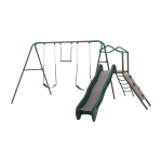 Lifetime 90143 Monkey Bar Adventure Swing Set (Earthtone) Manuel du propri&eacute;taire