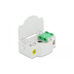 DeLOCK 86543 Optical Fiber Connection Box for DIN Rail 4 x SC Simplex or LC Duplex Fiche technique