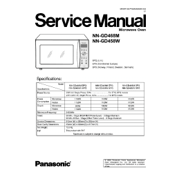 NNGD468 | Mode d'emploi | Panasonic NNGD458 Operating instrustions | Fixfr