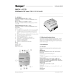 Swegon TBLZ-1/2-1-4-41 Mode d'emploi